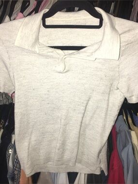 Collared Short Sleeve Button Up